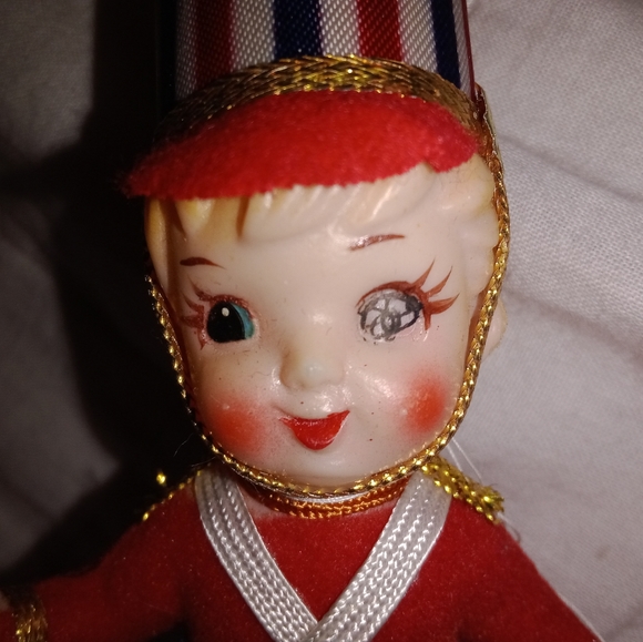 Mid Century Modern Christmas Marching Band Boy Tree Ornament - Picture 2 of 9
